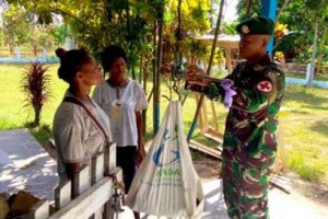 Giat Posyandu Satgas Pamtas RI-PNG 